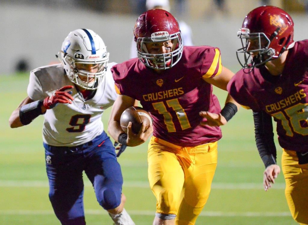 Justin-Siena at Vintage football